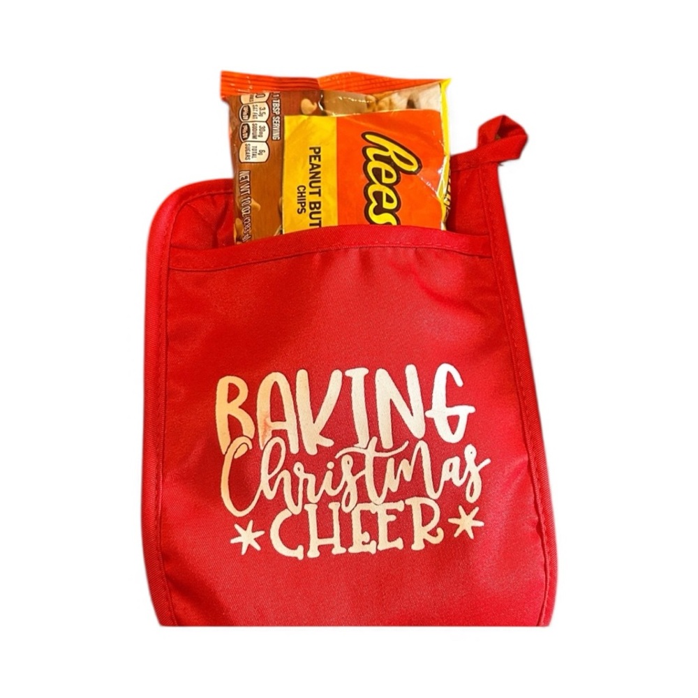 6 Red Baking Cheer Pot Holder Bundle